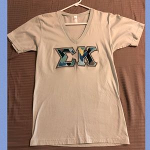 Sigma Kappa V Neck Soft T-Shirt